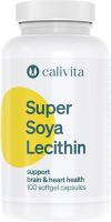 Super Soya Lecithin Calivita, Poprawa Pamięci, Mózg, Stawy, 100 Kaps.