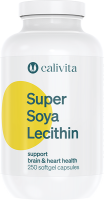 Super Soya Lecithin Calivita, Poprawa Pamięci, Aktywność Mózgu, Stawy, 250 Kaps.